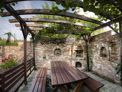 Terasa v penzionu Moravský Sommelier